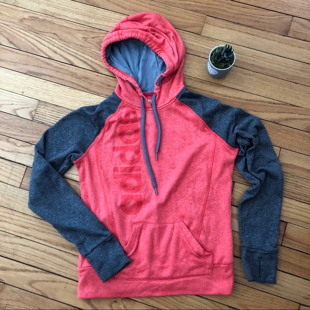 Hooded Adidas Sweatshirt - with thumb holes!